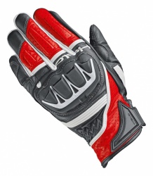 Gants été cuir Held Spot coloris noir et rouge 