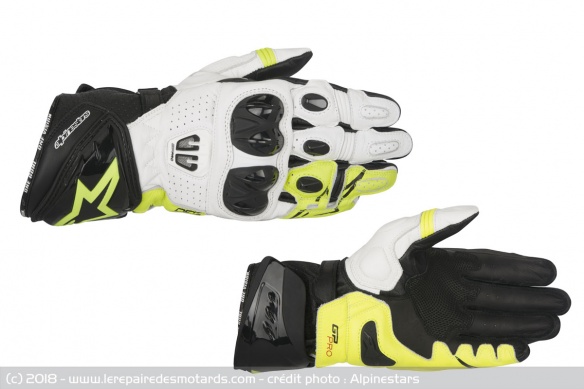 Gants racing Alpinestars GP Pro R2 jaune
