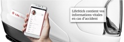 LifeStick, votre dossier médical en autocollant