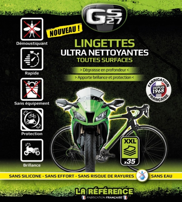 Lingettes de nettoyage ultra nettoyantes GS27