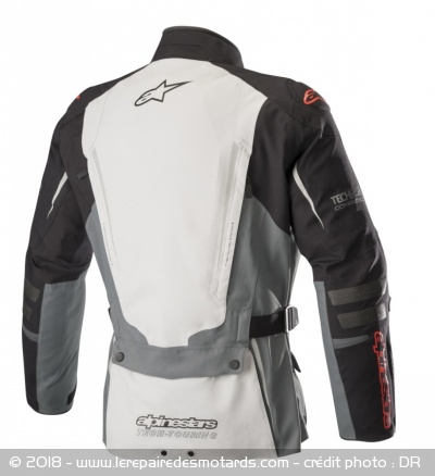 vue de dos de la veste Alpinestars Yaguara Drystar vue de dos de la veste Alpinestars Yaguara Drystar