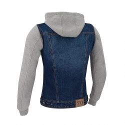 Veste moto en jeans Segura Kurt vue de derrière 