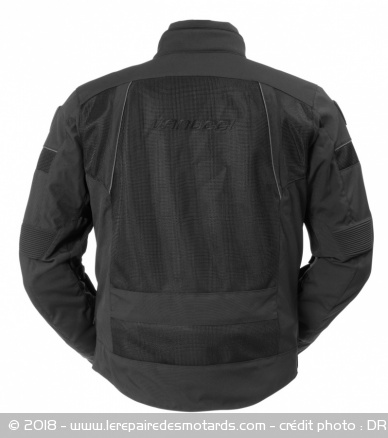 Veste textile Vanucci V4.2 vue de derrière 