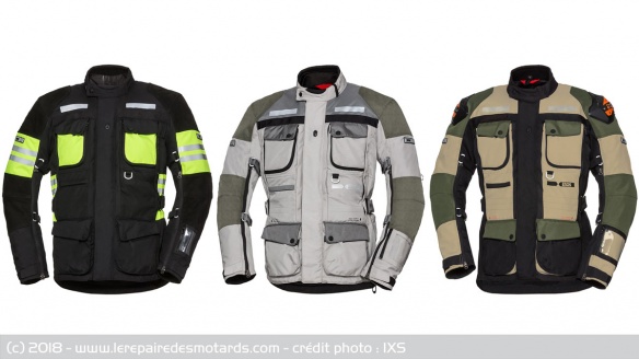 Vestes touring IXS Montevideo LT ST, LT Air-2 et RS-1000