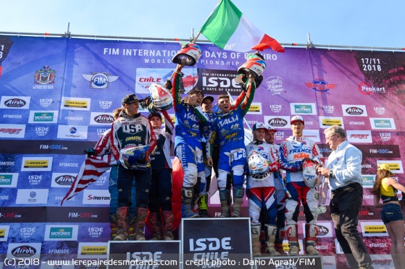 Podium du Junior Trophy
