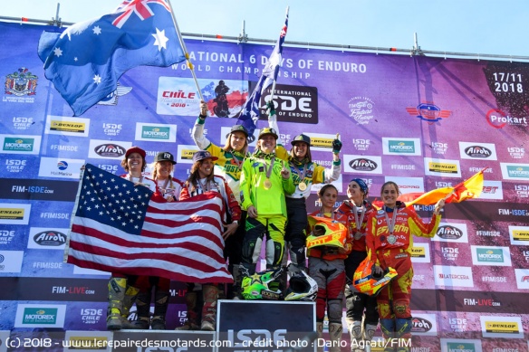Podium du Women Trophy