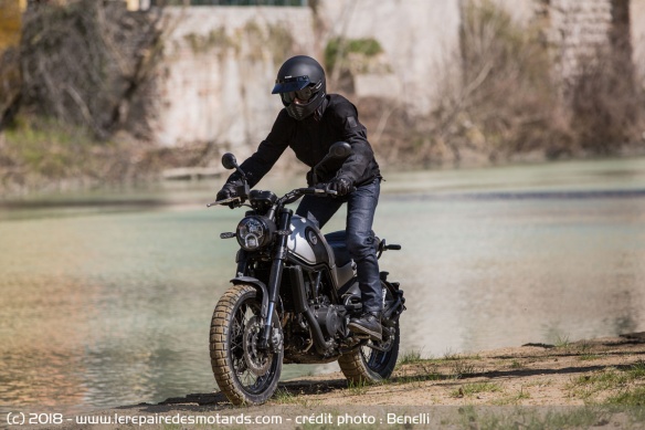 La Benelli Leoncino Trail en approche
