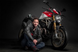 Andrea Dovizioso et le Monster 1200 25e Anniversario