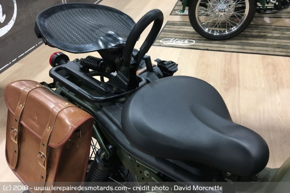 La selle passager est disponible en option La selle passager est disponible en option