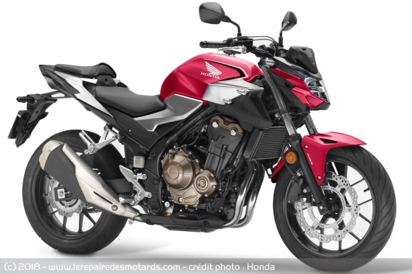 Honda CB500F rouge
