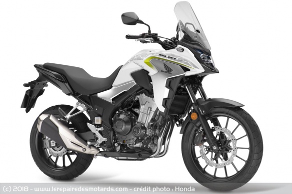Honda CB500X blanc