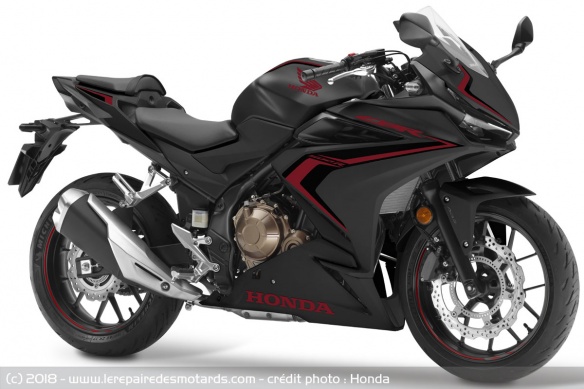 Honda CBR500R gris mat