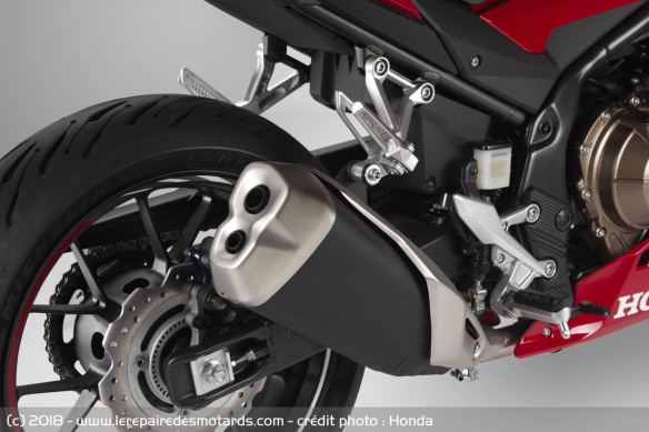 Silencieux de la Honda CBR500R