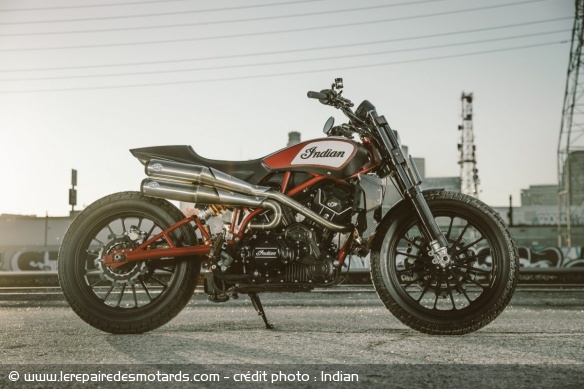 Le concept FTR 1200 Custom présenté lors du dernier EICMA