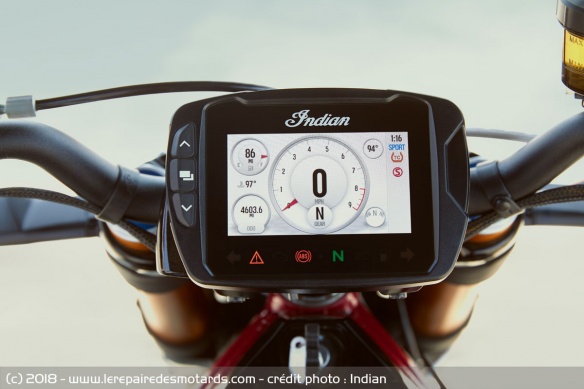 La S reçoit un Ride Command TFT de 4,3 pouces
