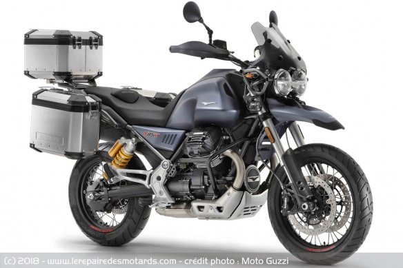 Moto Guzzi V85 TT accessoirisée Moto Guzzi V85 TT accessoirisée