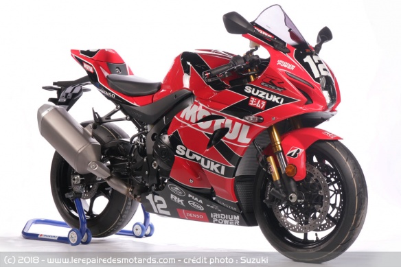 Suzuki GSX-R 1000R Yoshimura Suzuka 8h version route