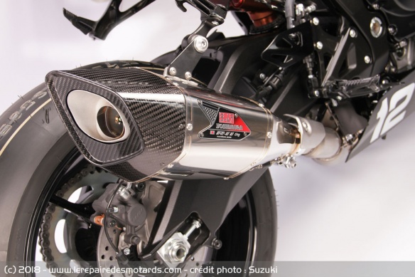 Le silencieux Yoshimura R11, uniquement pour la piste