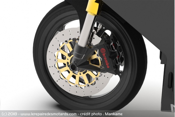 Etriers et disques Brembo équipement la Mankame Etriers et disques Brembo équipement la Mankame
