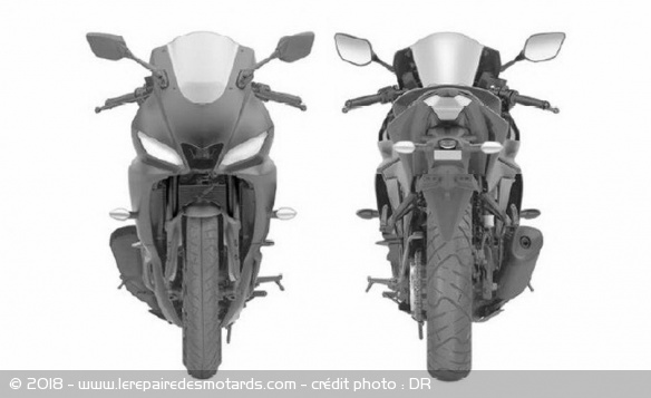 L'YZF-R3 devrait passer à une fourche inversée