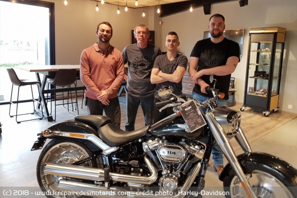 L'équipe de Harley-Davidson Agen