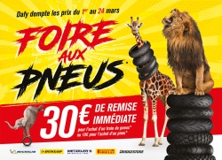 Promo : Foire aux pneus chez Dafy