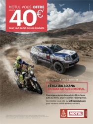Promo Motul : jusqu'à 40 euros remboursés