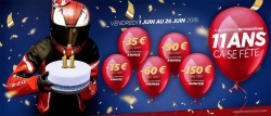 Jusqu'à 150 € de remise sur l'équipement moto
