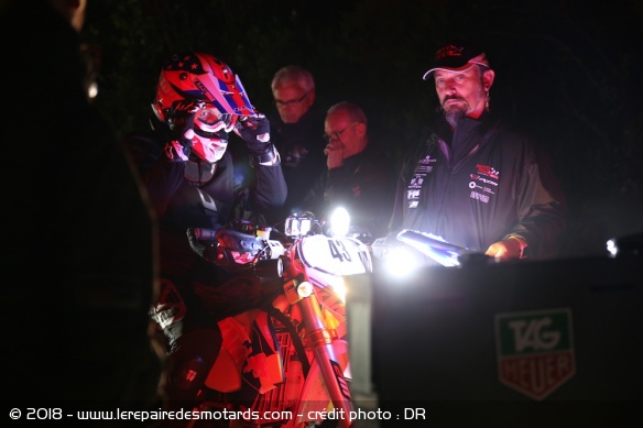 Moto Tour Corse J1 : rallye de nuit