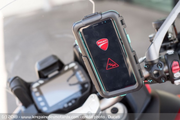 Le motards aussi est alerté en cas de risque