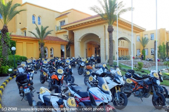 Les concurrents en Tunisie pour la 1ère épreuve du Moto Tour Series