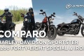 Comparo Harley Davidson Iron 1200 vs Forty Eight Special