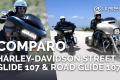 Comparo Harley Davidson Street Glide Road Glide