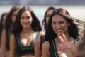 Les umbrella girls GP Catalunya