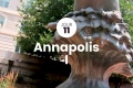 Au revoir les grandes villes, on trace la route vers Annapolis, l'America's Sailing Capital et son cole de formation navale