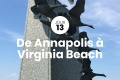 On quitte Annapolis et on part pour 400 km de petites routes en direction des plages de Virginia Beach