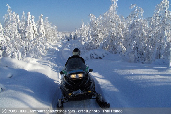 La Finlande en motoneige avec TrailRando