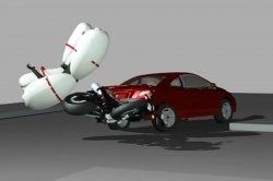 L'airbag moto avec selle éjectable