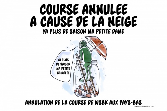 Crobard : Course annulée à cause de la neige