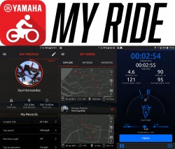 Application mobile Yamaha MyRide