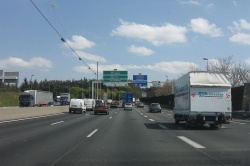 Le périphérique de Lyon à 70 km/h - Crédit photo : M.M.Minderhoud