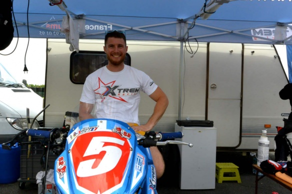 Sébastien Picot, aspirant-podium, GSR 750 #5, Roadster Cup