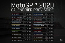 MotoGP : 20 Grands Prix pour 2020