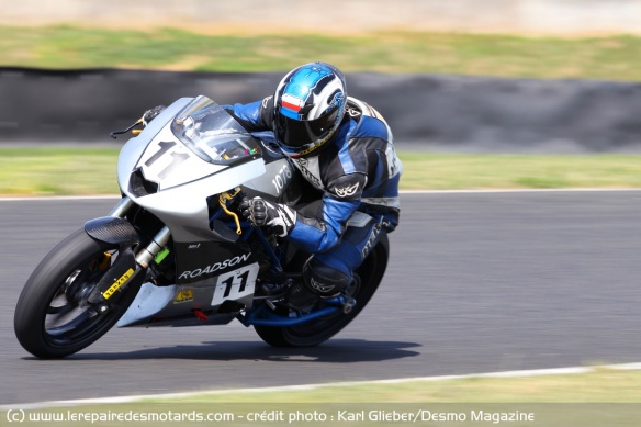 Vincent Houssin à remporter la coupe Sportwin sur la Roadson 1078R en 2017