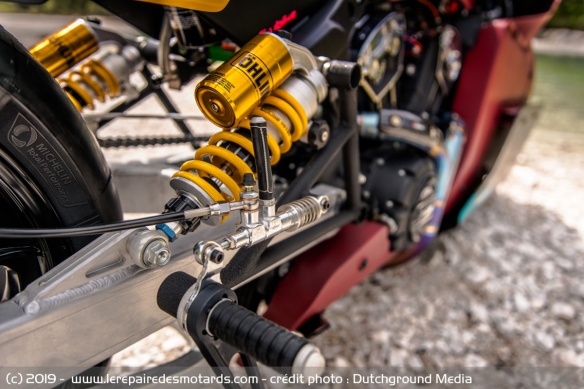 Amortisseurs Öhlins de l'Indian Workhorse Appaloosa