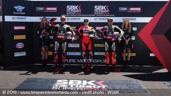 WSBK : le podium de la Superpole !