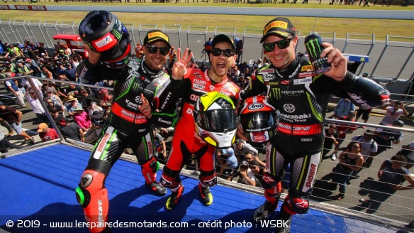 WSBK : le dernier podium du week-end !