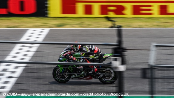 WSBK : Rea, deuxième temps à l'arrivée