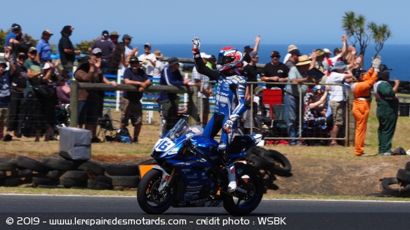 WSS : Jules Cluzel salue le public 