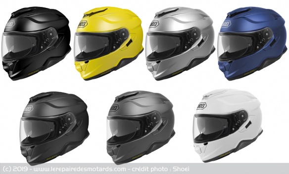Les versions unies du Shoei GT-Air II Les versions unies du Shoei GT-Air II